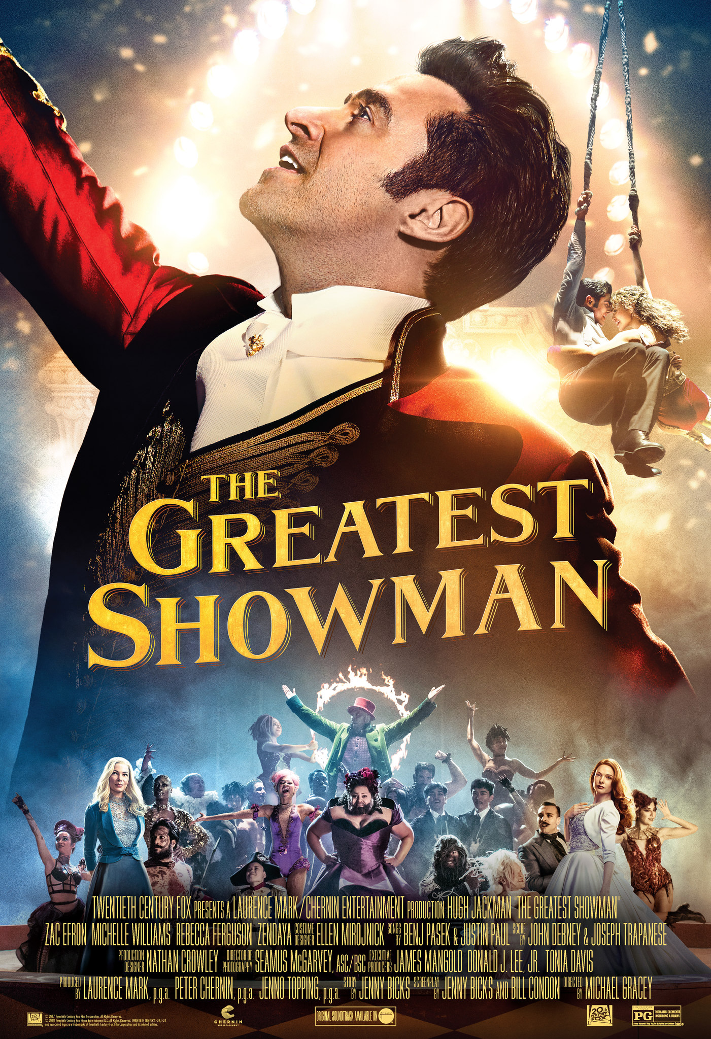 Filmi "The Greatest Showman" plakat