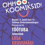 Töötuba sarjas "Ohhoo, koomiksid!" - juhendab Liisa Kruusmägi