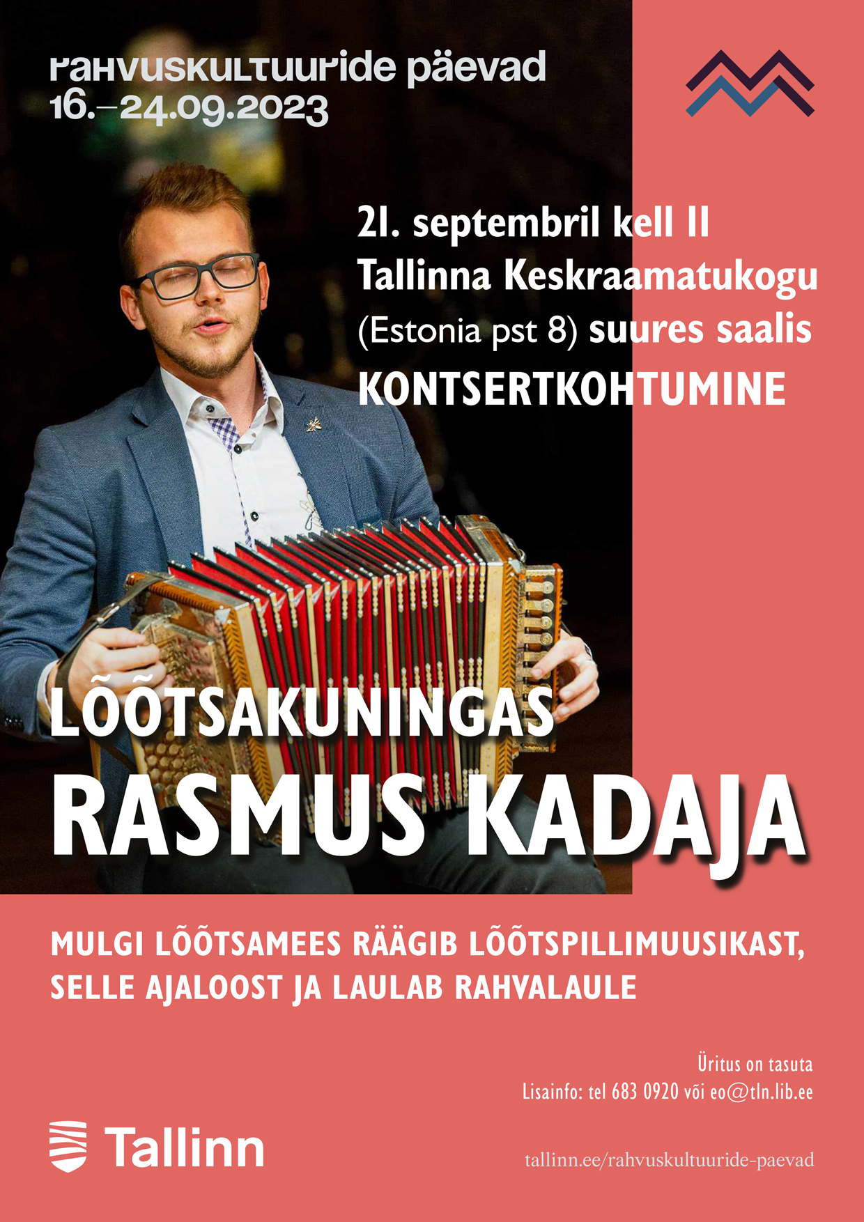 Kontsertkohtumine lõõtsakuninga Rasmus Kadajaga
