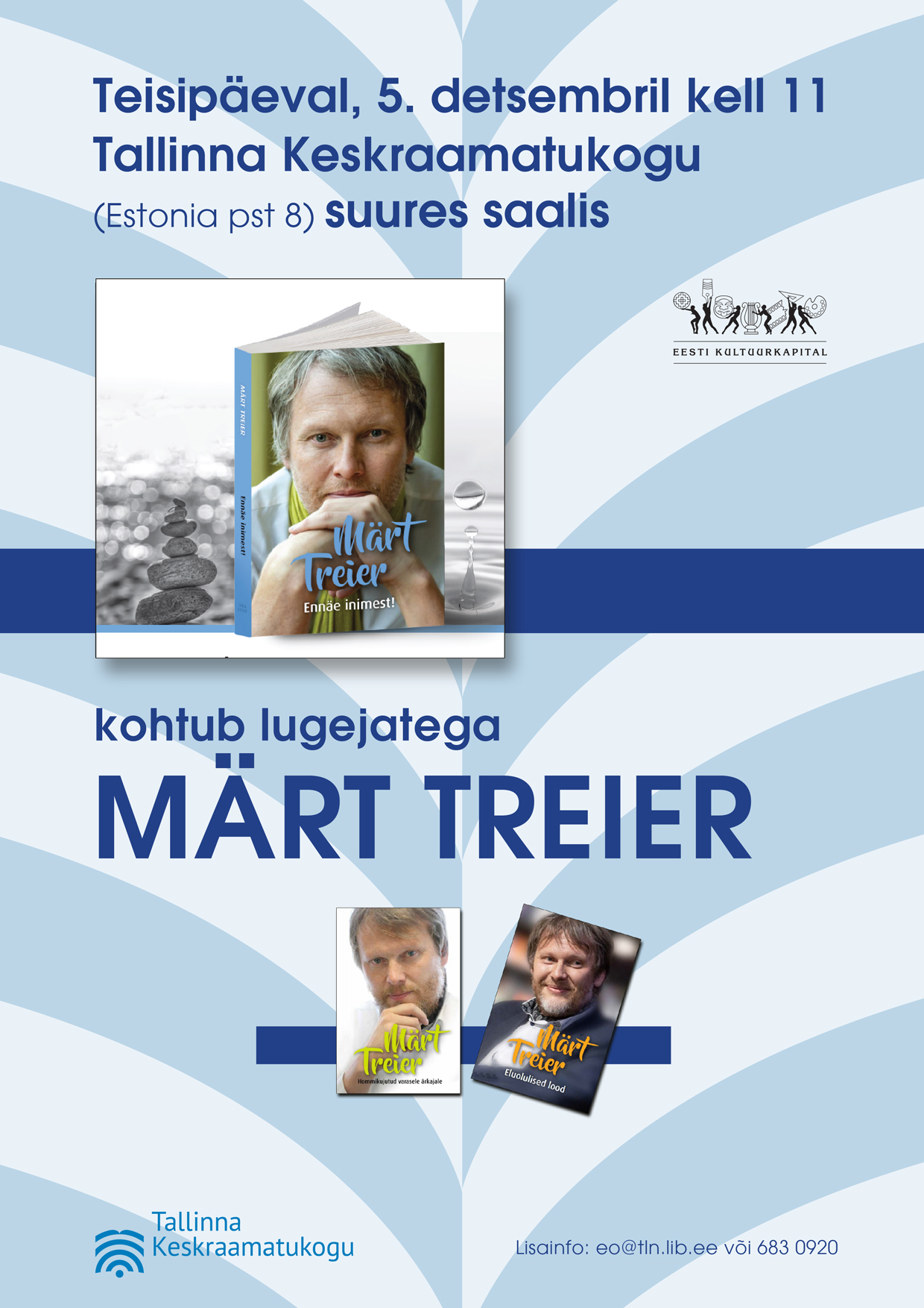 Kirjanik raamatukogus: Märt Treier tutvustab oma uut raamatut